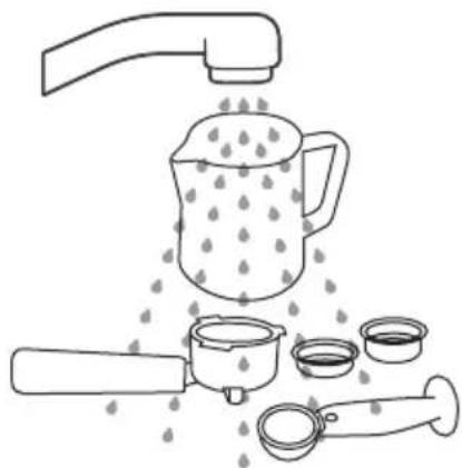 SUNBEAM Compact Barista EMM2900SS - Wash parts - 1