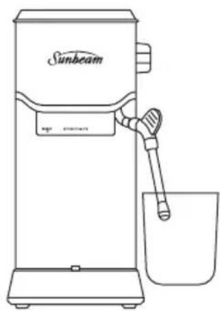 SUNBEAM Compact Barista EMM2900SS - Making a second coffee straight after texturing milk - 2