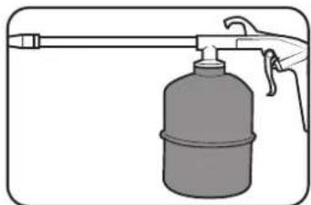 Ozito ATAK-009 - Using The 1L Spray Nozzle Washing Gun - 1