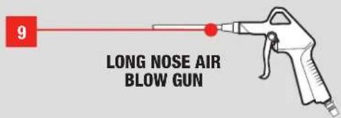 9 LONG NOSE AIR BLOW GUN