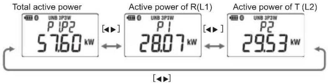 Kyoritsu KEW 2062BT - Result display - 1