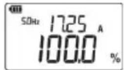 Kyoritsu KEW 2062BT - Current harmonics distortion factor, content rate, RMS value - 7