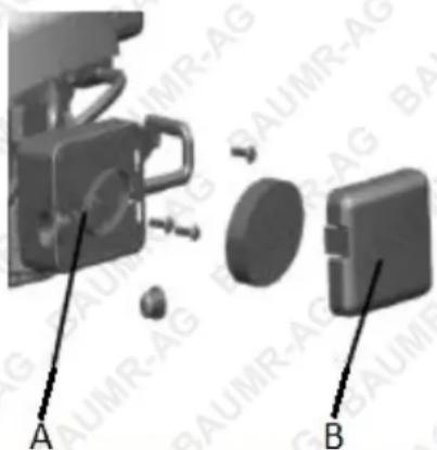 Baumr-AG 780SX - WARNING! Never run the engine without the air filter element installed. - 2