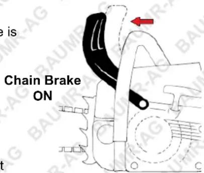e is Chain Brake ON