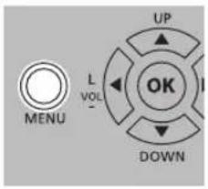 MENU L VOL UP OK DOWN