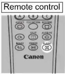 Remote control A B C ASIGNY TEST BUTTON REMODE SELECT AUTOMATIC ON MAGS FREE BLACK Canon
