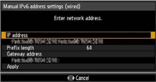 CANON REALiS 4K6021Z - Detailed settings (wired) - 5