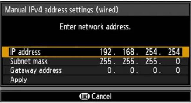 CANON REALiS 4K6021Z - Detailed settings (wired) - 3