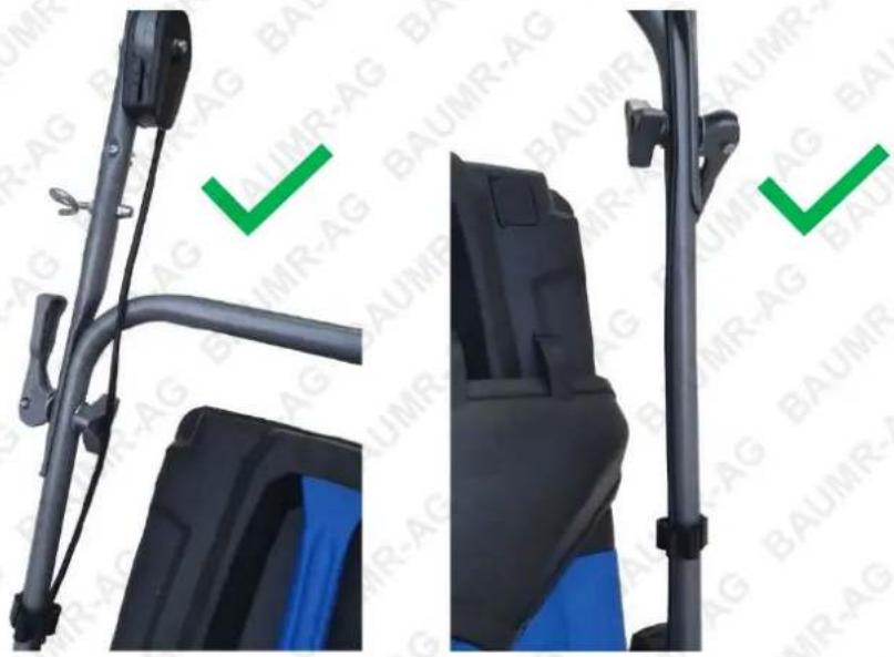 Baumr-AG 720SX - Routing the Throttle and Choke Lever Cables - 2