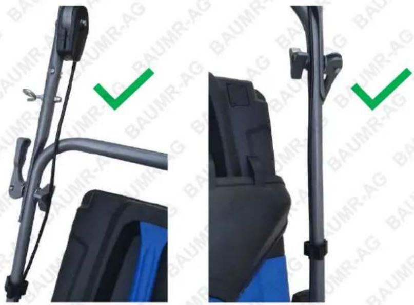 Baumr-AG 660EX - Routing the Throttle and Choke Lever Cables - 1