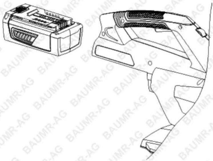 Baumr-AG BL4 - Installing and Removing the Battery Pack - 2
