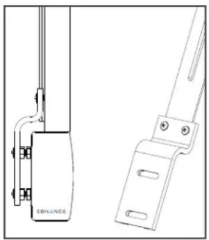 SONANCE SB46M - SOUNDBAR CONNECTORS FOR WALL MOUNT BRACKETS - 2
