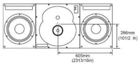 266mm (101/2 in) 605mm (2313/16in)