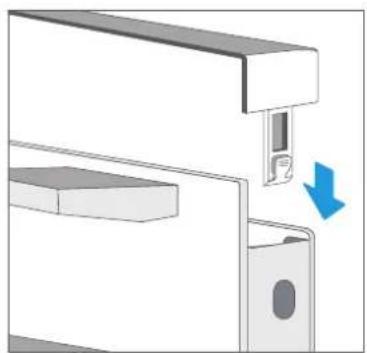 Bellini BOM613G - Removing the door cover - 3