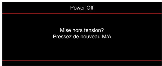 OPTOMA EH337 - Mise hors tension - 1