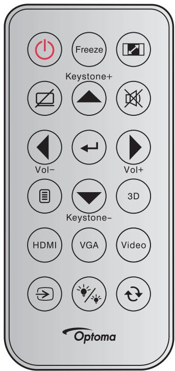 OPTOMA EH337 - Codes de la télécommande IR 1 - 1