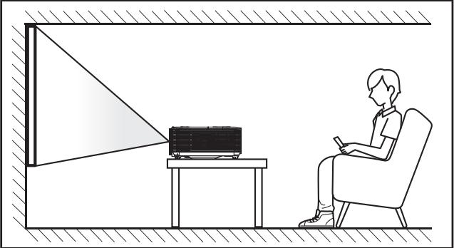OPTOMA EH337 - Installation du projecteur - 1