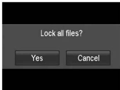 Lock all files? Yes Cancel
