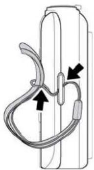 SANYO VPC-E1500TP - Attach the Camera Strap - 1