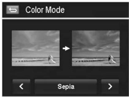 Color Mode Sepia