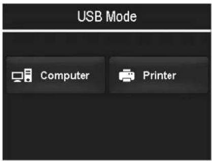 USB Mode Computer Printer