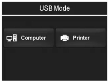 USB Mode Computer Printer