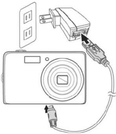 SANYO VPC-E1500TP - Charging the Battery by USB - 1