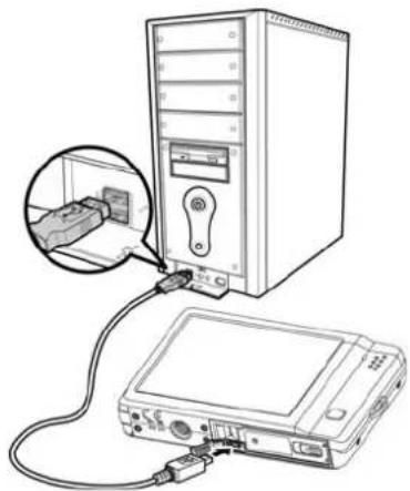 SANYO VPC-E1500TP - Connecting the Camera to a PC - 1