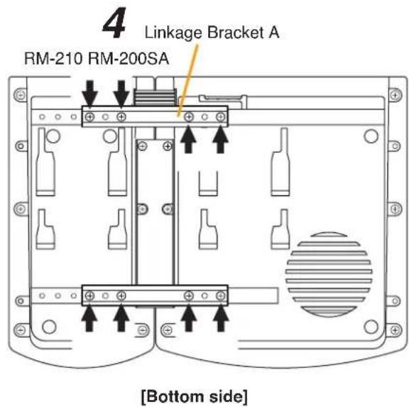 4 Linkage Bracket A RM-210 RM-200SA [Bottom side]