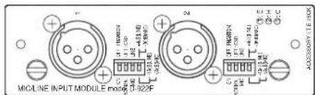 MICULINE INPUT MODULE model 0-322F ACCESSORY (IE) BOX
