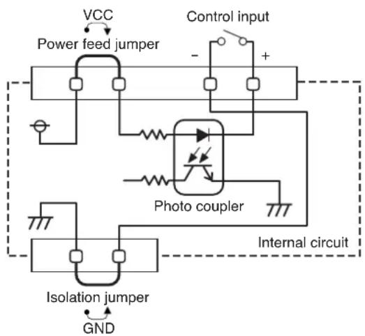 TOA D-936R - 24 V Emergency Cutoff Input Terminal [EMERGENCY CUTOFF DC24 V INPUT] - 1
