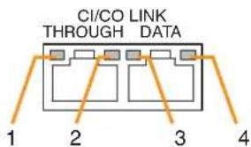 CI/CO LINK THROUGH DATA 1 2 3 4