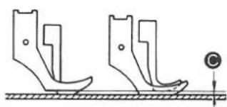 Technical line drawing of two mechanical components with a circular component on a surface (no text or symbols)