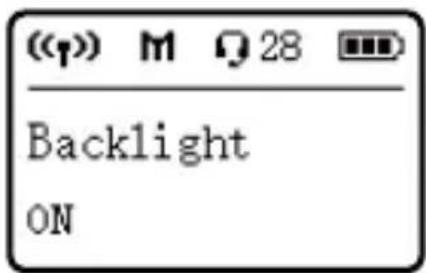 Backlight ON