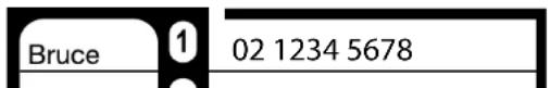 Bruce 1 02 1234 5678