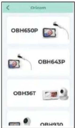 Oricom OBH650P OBH643P OBH36T OBH930