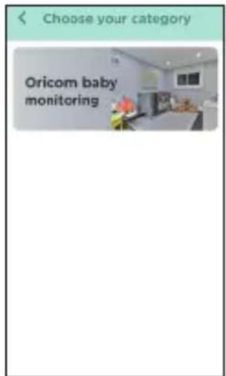 Choose your category Oricom baby monitoring
