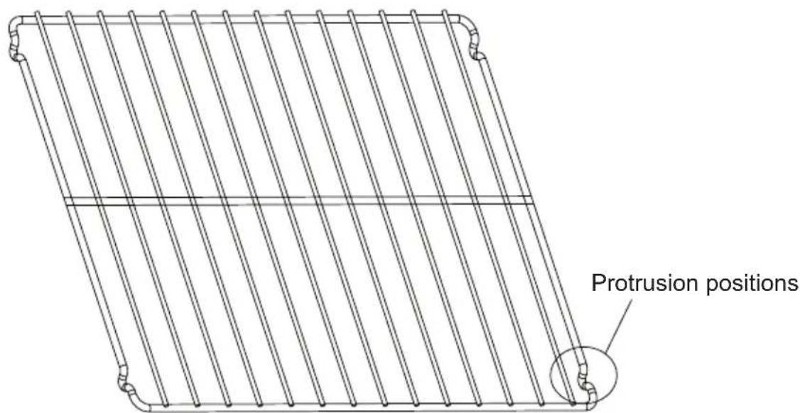 Protrusion positions