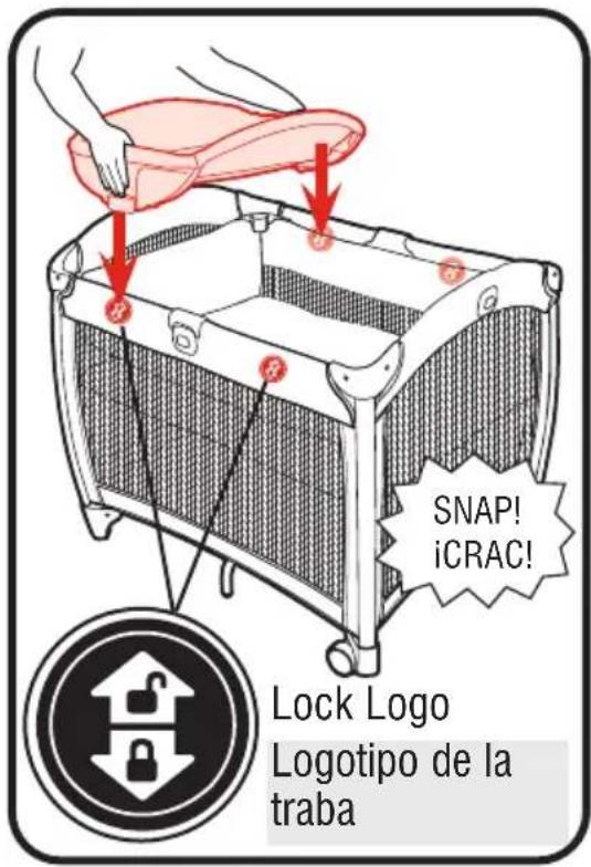GRACO Pack 'n Play Quick Connect Playard with Portable Bouncer Bassine - ADVERTENCIA - 6