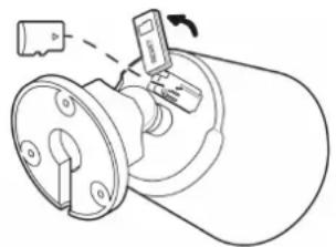 SCHNEIDER CCT724319 - Inserting a micro-SD card - 1