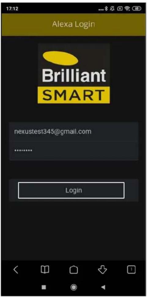 17:12 Alexa Login Brilliant SMART nexustest345@gmail.com Login