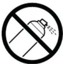 Prohibition sign for a showerhead crossed out, indicating no use or absence of showerhead