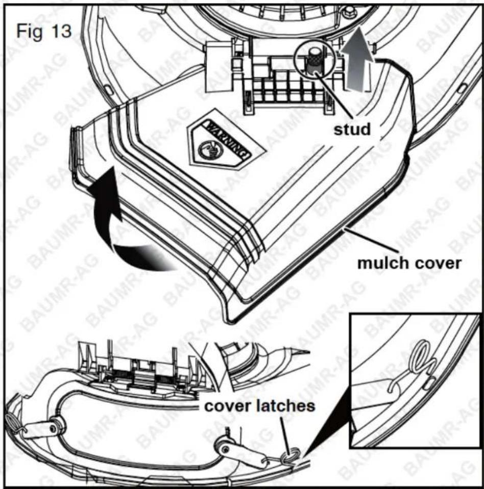 Fig 13 stud mulch cover cover latches
