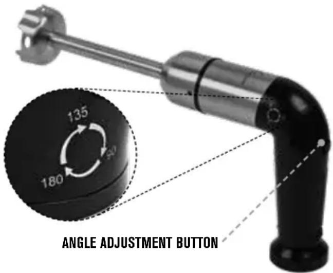 135 180 20 ANGLE ADJUSTMENT BUTTON