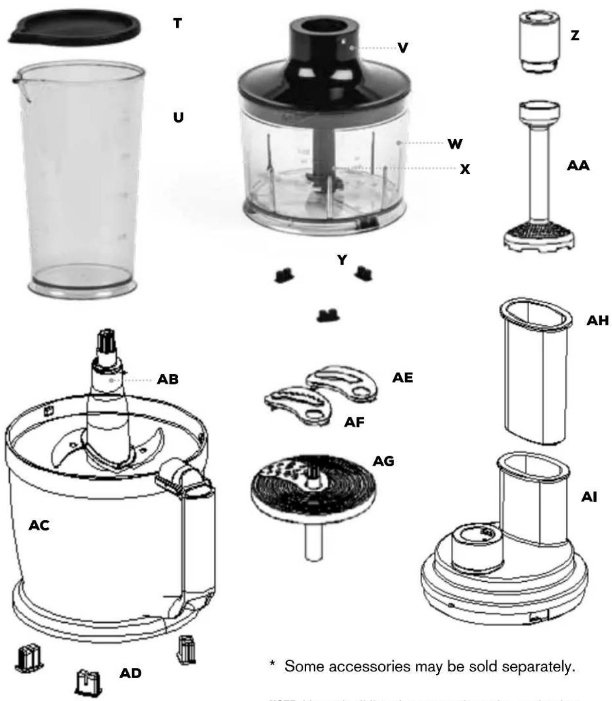 Emeril Lagasse Blender & Beyond Plus HB2248S - Parts & Accessories - 1