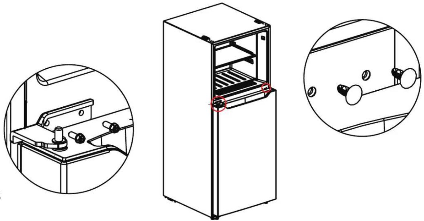 Seiki SC-320AU8TMW - REVERSING THE DOOR (Cont.) - 2