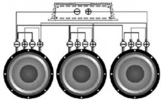 Deaf Bonce Hannibal HSS-3215 D2 - Subwoofers in series, coils in parallel - 10