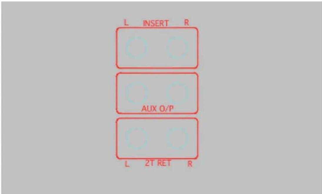 L INSERT R AUX O/P L 2T RET R