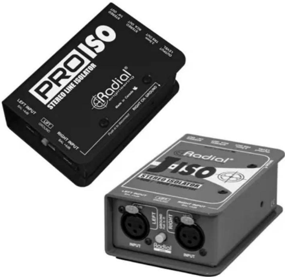 PROISO STEREO LIME ISOLATION J-PO H3 G88415 J-PO Y29 G88416 J-PO B11 G88417 J-PO B11 G88418 G88419 LEFT INPUT BAL + &B LEFT GROUND RIGHT INPUT BAL + &B Punch in the engine? RIGHT ON GROUND Radial® STUDIO ISOLATION J-PO INPUT BAL + &B LEFT GROUND BAL + &B RIGHT INPUT BAL + &B Radial® STUDIO ISOLATION J-PO INPUT BAL + &B LEFT GROUND BAL + &B RIGHT INPUT BAL + &B