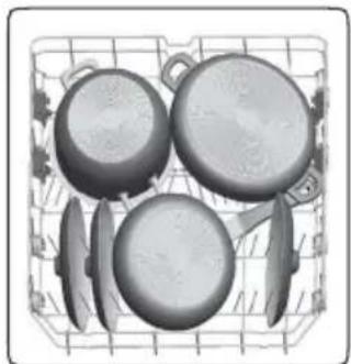 Illustration of a basket containing four kitchen utensils (pops, kitchenware, knife) with no text or symbols